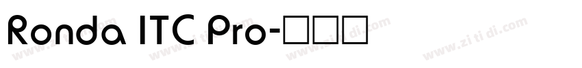 Ronda ITC Pro字体转换